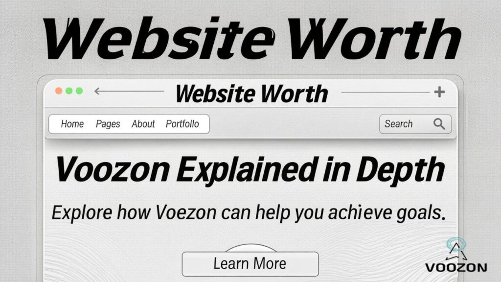 Website Worth Website Worth Voozon