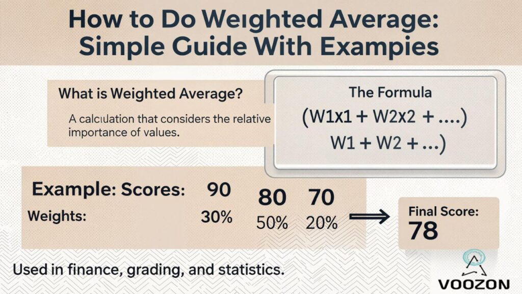 How to Do Weighted Average