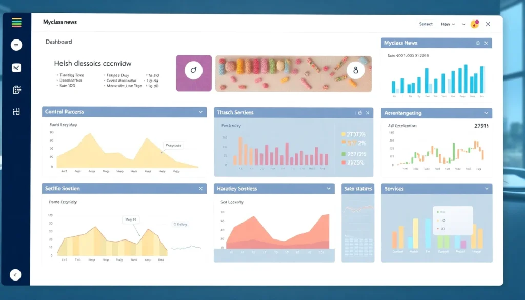 Myclassnews hero dashboard overview screenshot