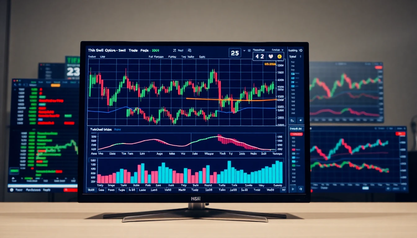 trading charts Think or Swim platform displaying options chains technical studies and fundamental data overlay