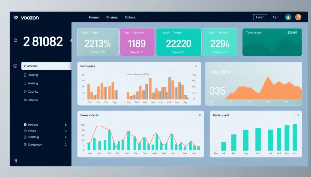voozon hero overview dashboard screenshot